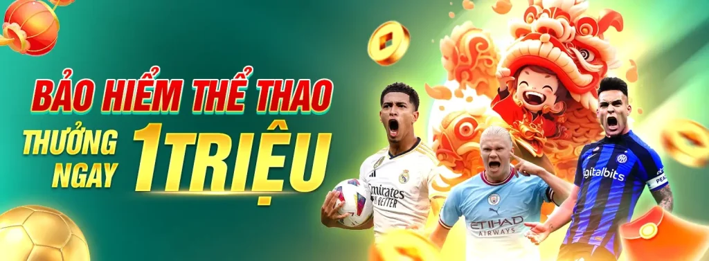 Khuyến mãi vk88 bảo hiểm thể thao tặng ngay 1 triệu