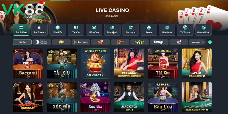 Trang chủ Sảnh Live casino có gì đặc biệt